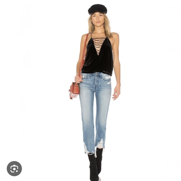 Cami velvet camisole top - Picture 5 of 6